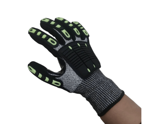 High Quality Level 5 Safety Gloves HPPE and Glass Fiber Anti-impact Anti-Slip Anti-Cut Gloves